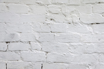 texture of an old white brick wall