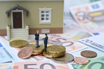 euros argent sous piece billet epargne banque pret credit hypothecaire compte index change echange...