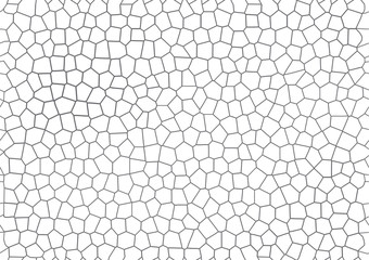 gray mosaic geometric vector background - obrazy, fototapety, plakaty