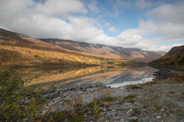 Scenic view at lake Liavatnet, Sjaak, Oppland, Norway