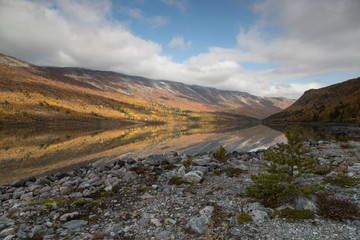 Scenic view at lake Liavatnet, Sjaak, Oppland, Norway