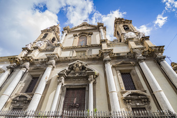 Fototapeta na wymiar Chiesa di Sant'Ignazio all'Olivella, città di Palermo IT 