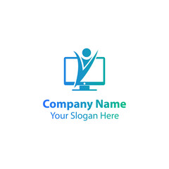 people computer logo design