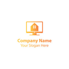 home computer logo design