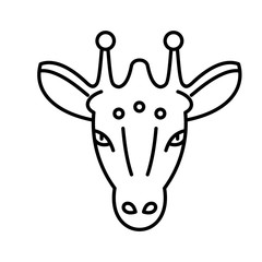 Deer icon animal design logo vector illustration