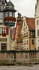 Fototapeta premium Rothenburg ob der Tauber im Herbst 79