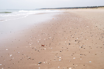 Stogi Beach at Baltic Sea. Gdansk, Poland.
 - obrazy, fototapety, plakaty