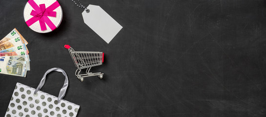 Shopping Konzept mit Textfreiraum