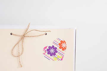 packing for gifts. cardboard boxes with bows