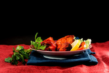 Indian food chicken Tikka Grill Flavor