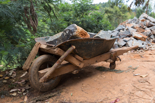 Schubkarren - Lushoto - Tansania - Afrika