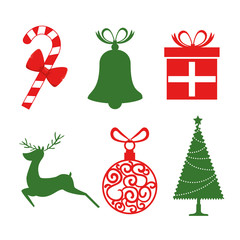 christmas holiday icons