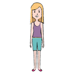 beautiful woman avatar character