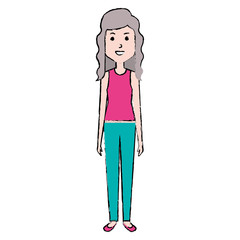 beautiful woman avatar character