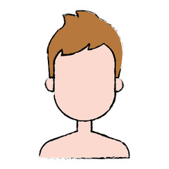 young man shirtless avatar character
