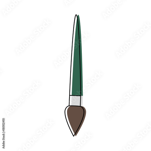 "paint bottle icon over white background vector illustration" Stock