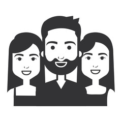 group of persons avatars characters