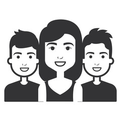 group of persons avatars characters