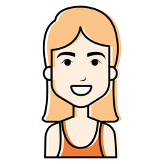 beautiful woman avatar character