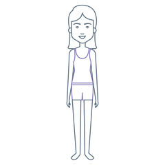 beautiful woman avatar character