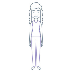 beautiful woman avatar character