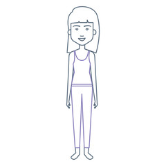 beautiful woman avatar character