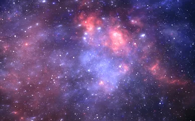 Weltraumhintergrund mit Nebel und Sternen © Peter Jurik