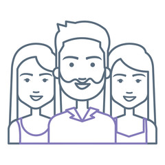 group of persons avatars characters
