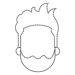 young man head avatar character