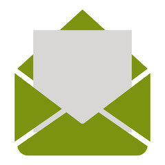 mail envelope isolated icon