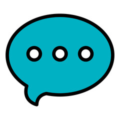 speech bubble isolated icon