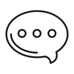 speech bubble isolated icon