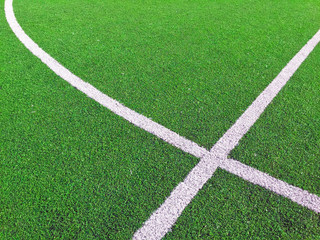 artificial turf football field