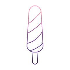 ice cream bar icon over white background vector illustration