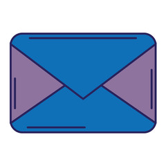 mail envelope isolated icon