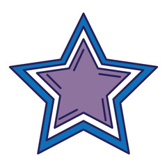 favorite star isolated icon