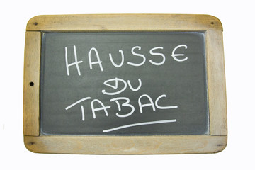 ardoise hausse du tabac