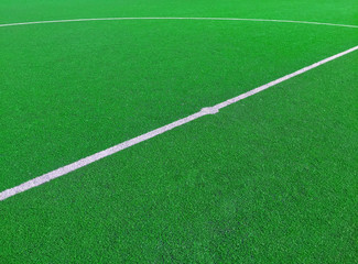Obraz premium artificial turf football field