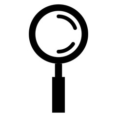 magnifying glass isolated icon