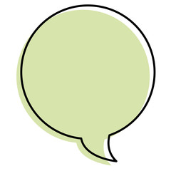 speech bubble isolated icon