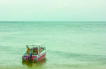 Boat on the sea of thailand