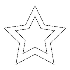 favorite star isolated icon vector illustration design