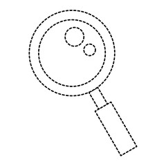 magnifying glass isolated icon vector illustration design