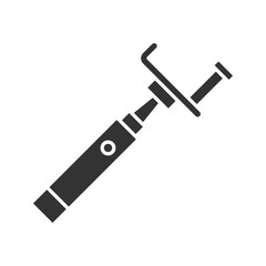 Monopod glyph icon