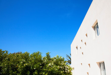 Beautiful terrace of a villa