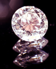 jeweler's jewel on a black background