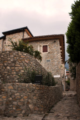 The streets of the old city of Ulcinj, Montenegro.