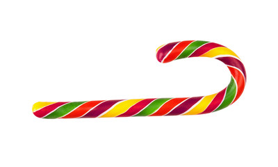 Christmas colored candy cane