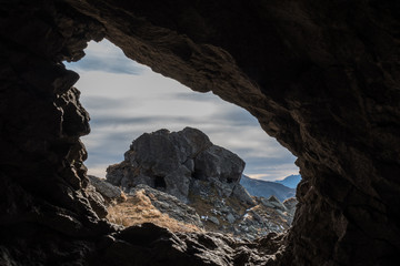 Panorami dolomitici dalle trincee