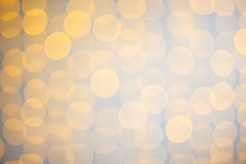 Christmas background - unfocused lights with bokeh effect